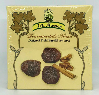 Fratelli Marano - Bocconini - Fichi Farcito Con Noci - 250g (8.8 oz)