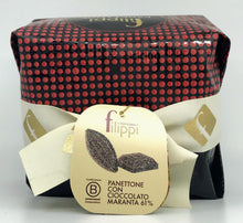 Filippi - Panettone con Cioccolato Maranta 61% - 1000g (2.2 lbs)