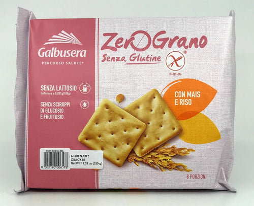Galbusera - Crakers Senza Gluten - Con Mais e Riso - 320g (11.28 oz)