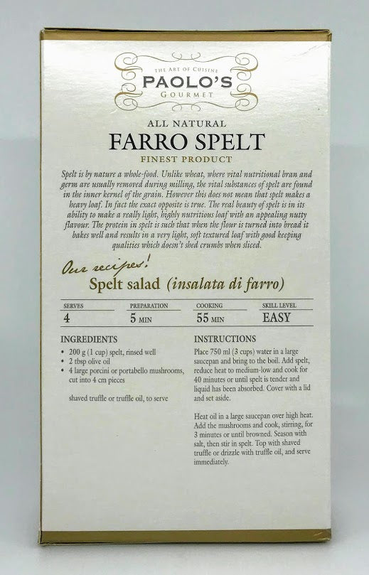 Paolo's - Farro Spelt - 500g