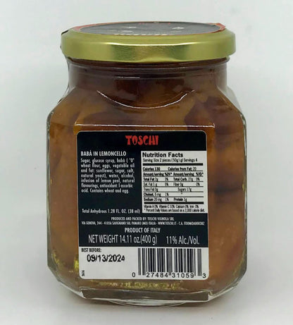 Toschi - Mini Baba Al Lemoncello - 400g (14.11 oz)