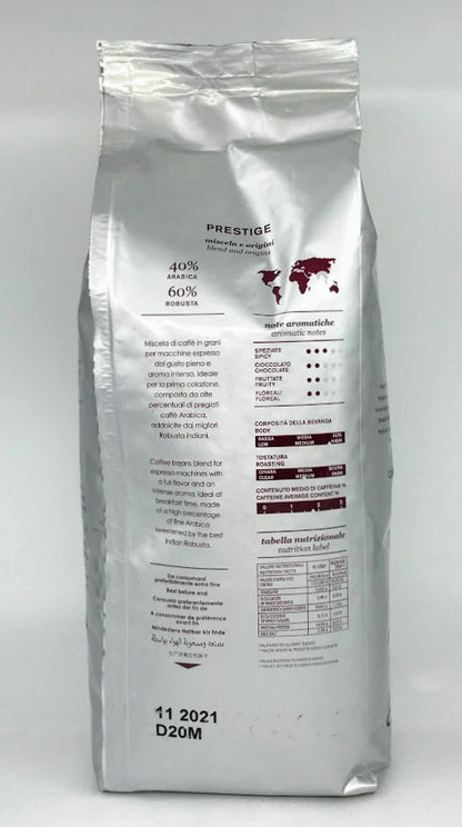Mauro Prestige Espresso Beans 2.2 lb Bags