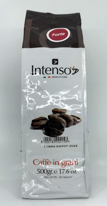 Intenso - Forte - Whole Bean Espresso Coffee - 1.1 lb Bag (500g)