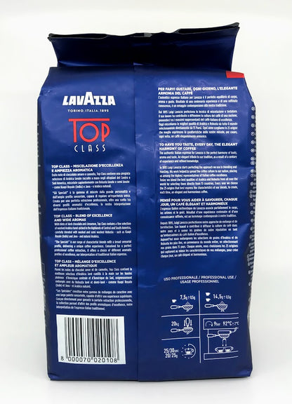 Lavazza Top Class Espresso Whole Beans Bag