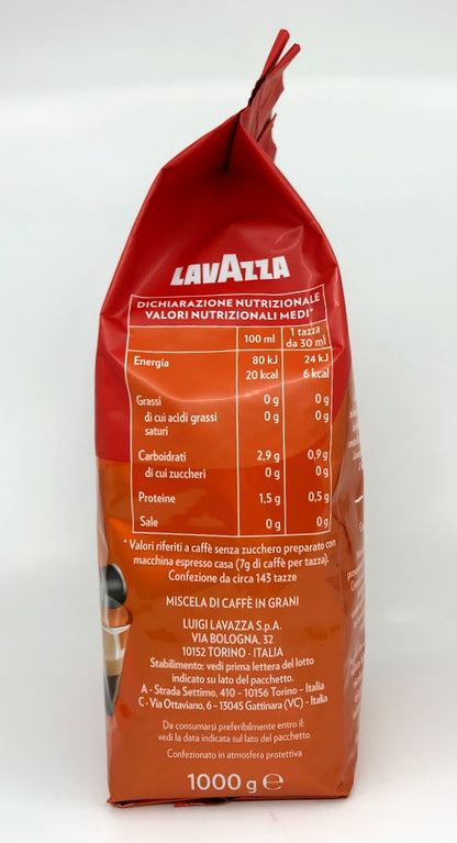 Lavazza Crema and Gusto Forte Espresso Whole Beans Bag