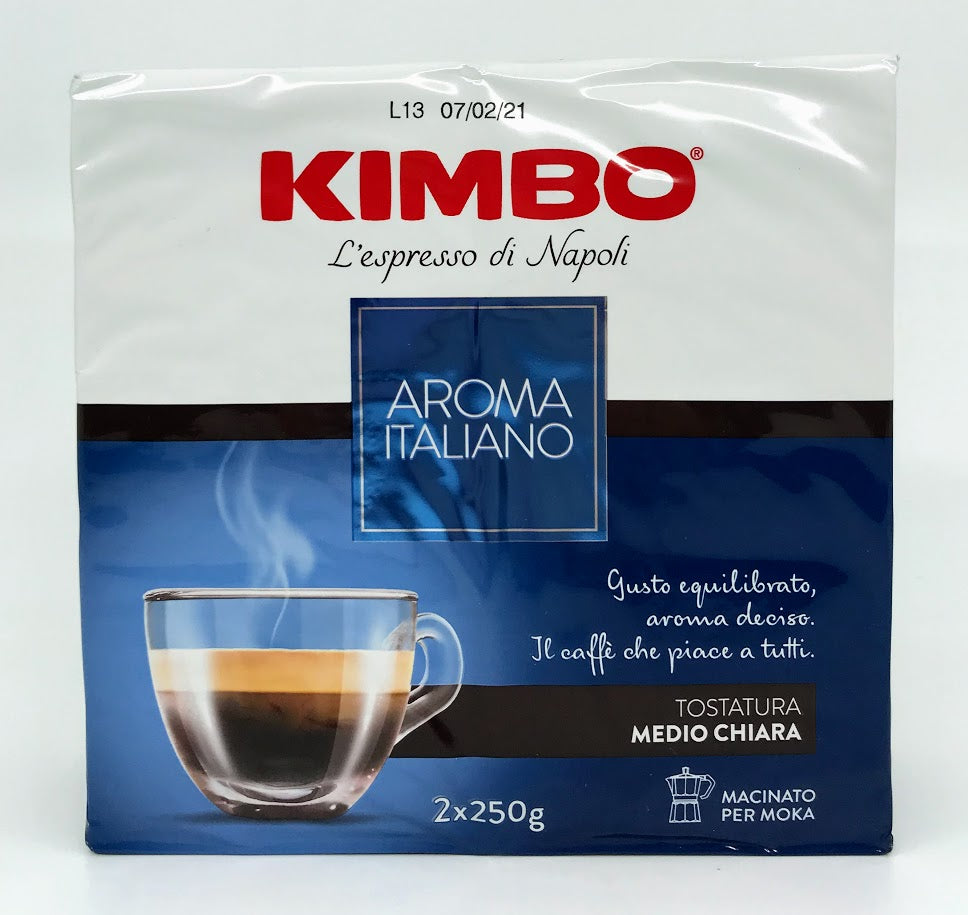 Kimbo Aroma Italiano Brick - Double Pack (2x250g) Medium Roast