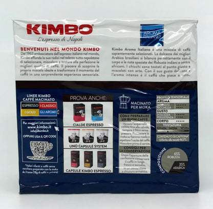 Kimbo Aroma Italiano Brick - Double Pack (2x250g) Medium Roast