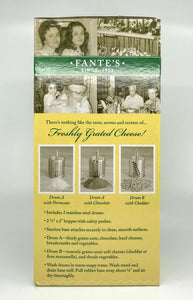 Fante's - Cousin Nico's - Cheese Grater w/ 2 Drums