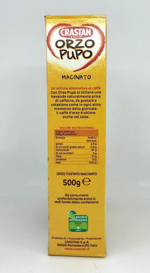 Crastan - Orzo Pupo Macinato 500g (17.5oz)