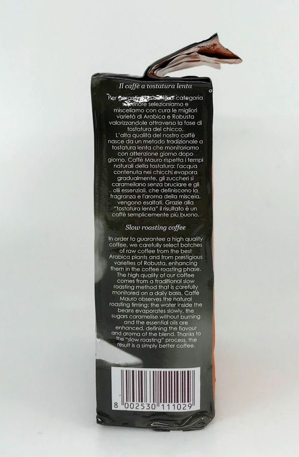 Mauro - De Luxe Blend - Ground Espresso - 8.8oz Brick