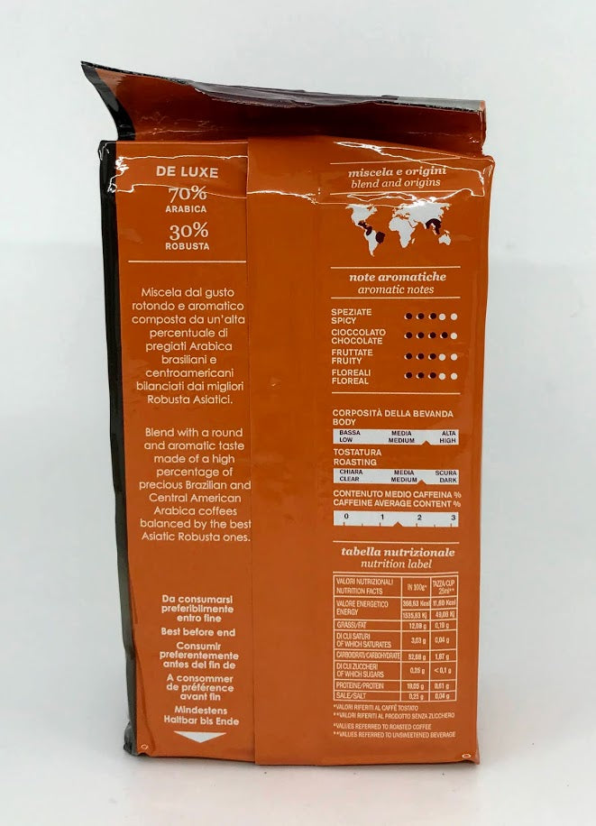 Mauro - De Luxe Blend - Ground Espresso - 8.8oz Brick