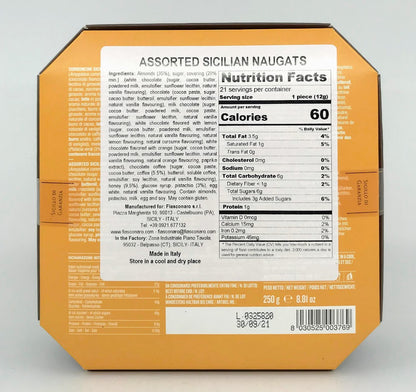 Fiasconaro - Torroncini Siciliani Assortiti - Morbidi - 250g (8.8 oz)