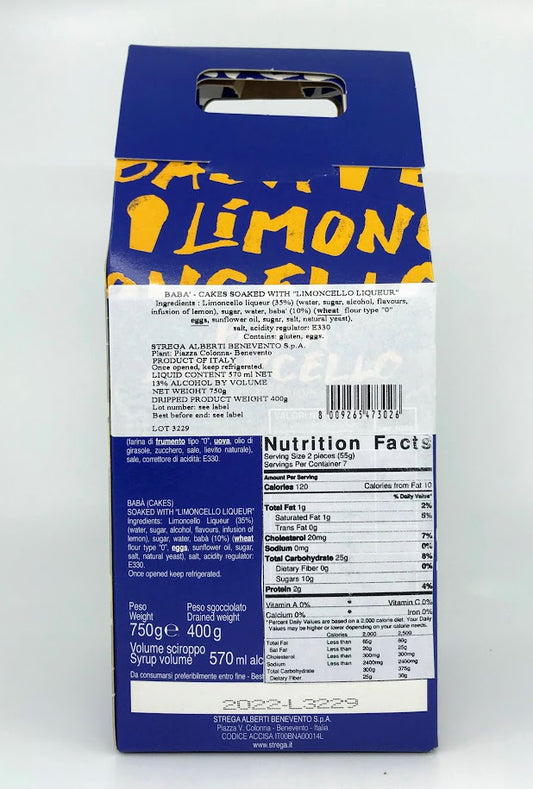 Alberti - Baba Limoncello - Glass Jar - 750g