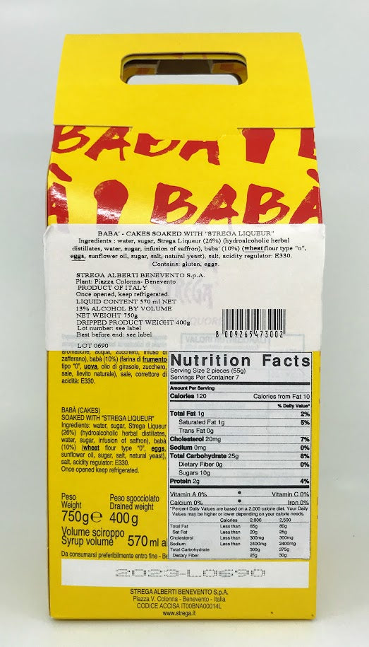 Alberti - Baba' Strega in Glass Jar - 750g