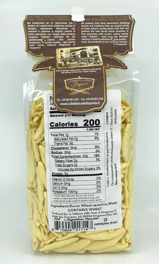 La Fabbrica Della Pasta Di Gragnano - Macaroni Fagioloni Paesani - 500g (17.6 oz)