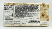 Antica Torroneria Piemontese  - Torrone Hazelnut Block - 500g (17.5 oz)