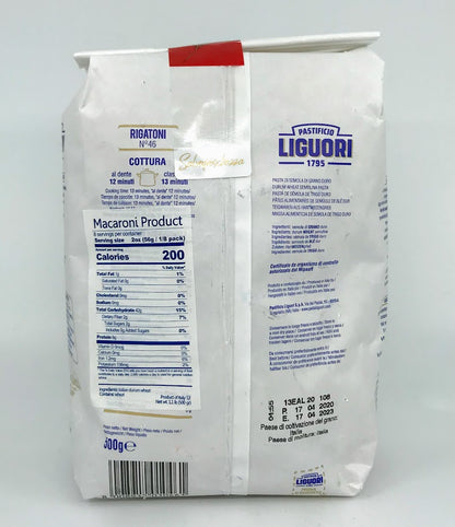 Liguori - Rigatoni #46 - 500g (1.1lb)