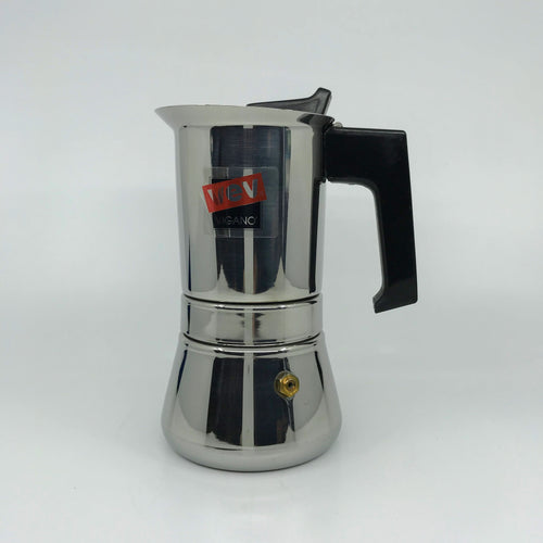Vespresso - Stainless Steel Stove Top Espresso Pot by Vev Vigano - 3 Cup