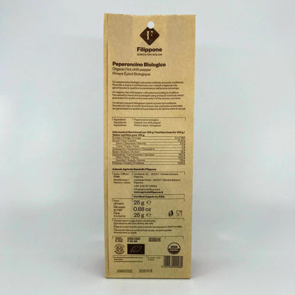 Filippone - Peperoncino Biologico - 25g