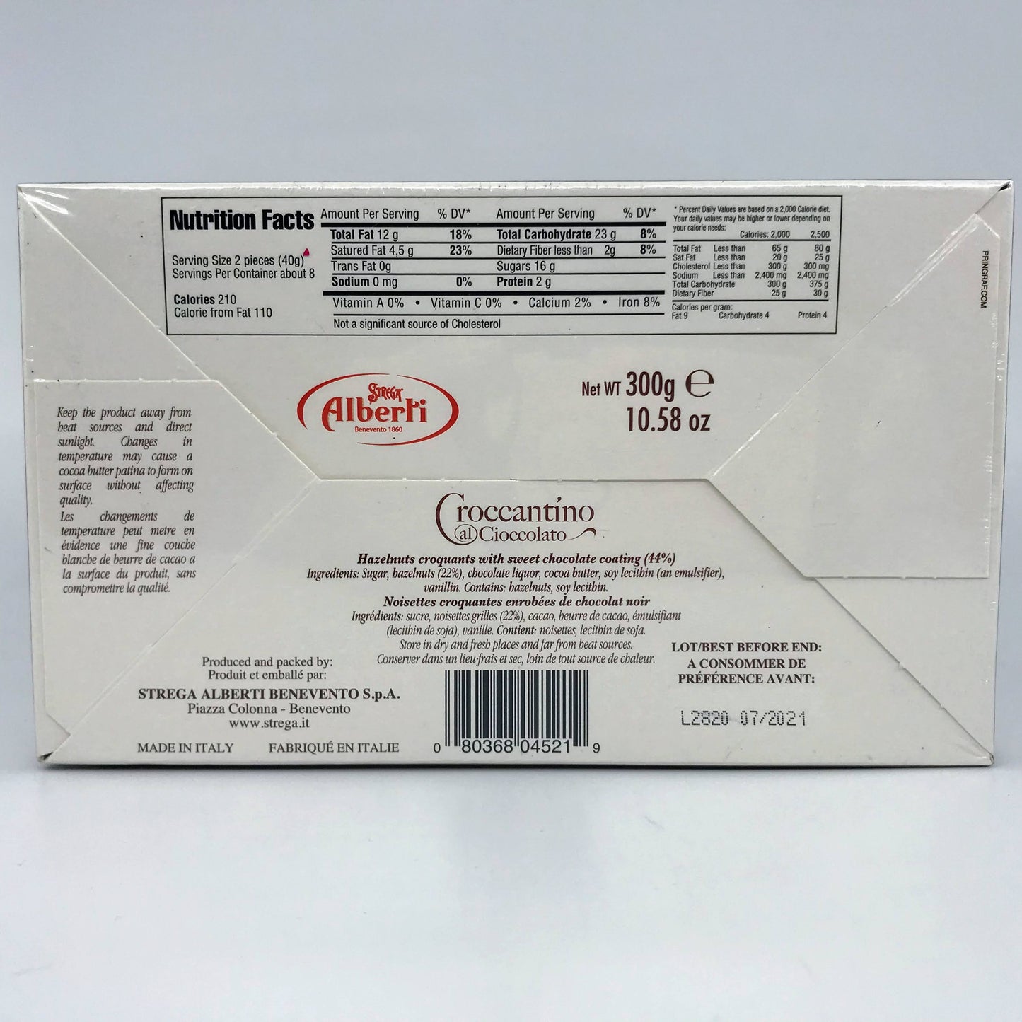 Alberti - Croccantino al Cioccolato - 300g (10.58oz)