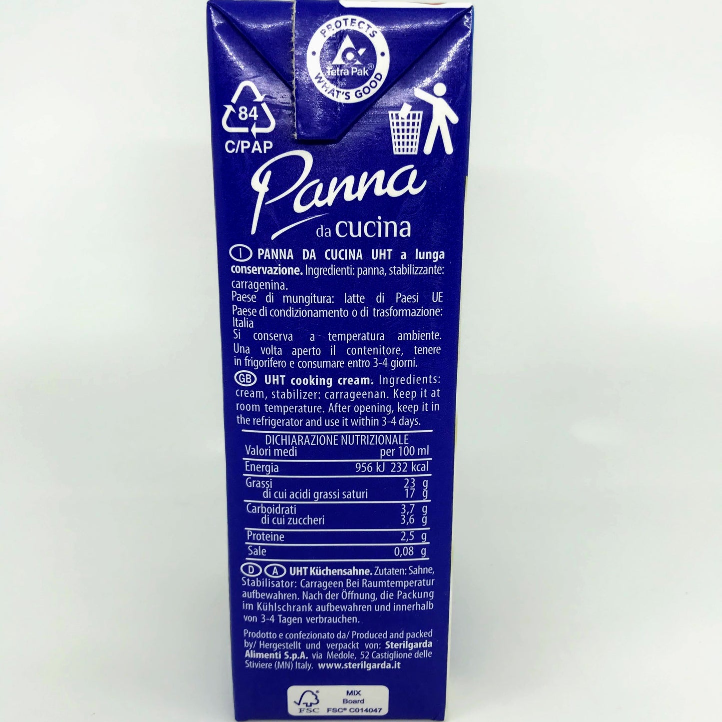 Sterilgarda - Panna Da Cucina - 500ml (17 oz)