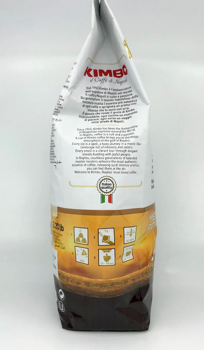 Caffe Kimbo Extra Crema Espresso Whole beans Bag