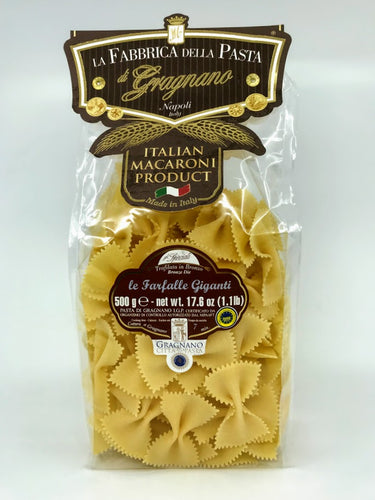 La Fabbrica Della Pasta Di Gragnano - Le Farfalle Giganti - 500g (17.06 oz)