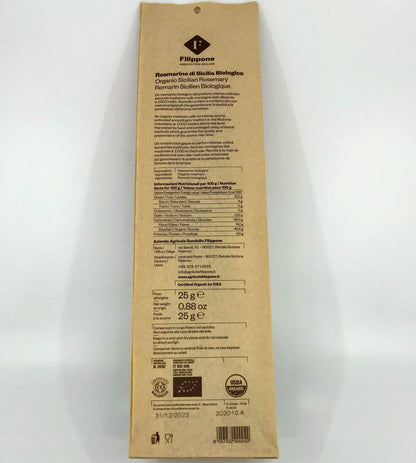 Filippone - Rosmarino di Sicilia - Organic - 25g (.88oz)