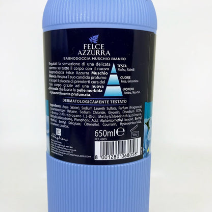 Felce Azzurra - Muschio Bianco Bagno Doccia - 650ml (22 fl oz)
