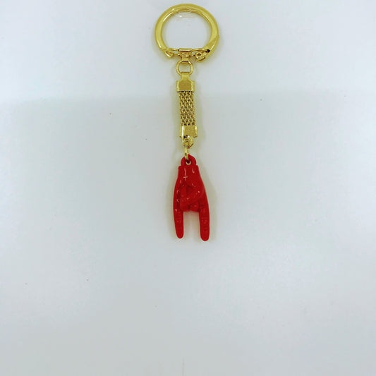 Italian Horn - Mini Hand - Keychain