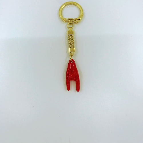 Italian Horn - Mini Hand - Keychain