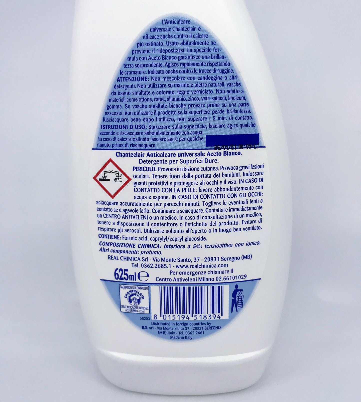 Chante Clair - Anticalcare Universale Aceto Bianco - 625ml