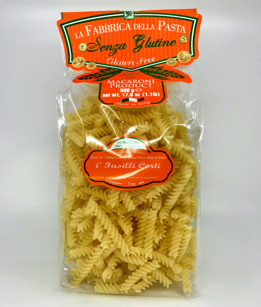 La Fabbrica Della Pasta Di Gragnano - I Fusilli Corti - (Gluten Free) 500g