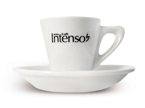 Intenso - Ceramic Espresso Cup & Saucer