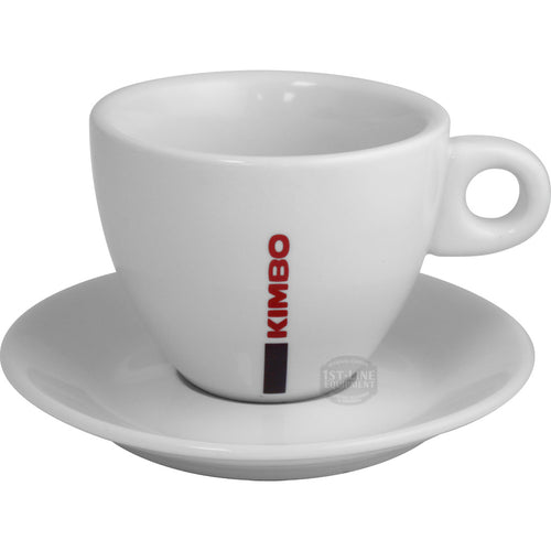 Kimbo Ceramic Large Cappuccino Cup & Saucer (1 Cup)