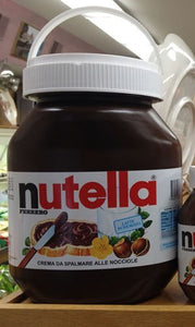 single serving nutella, 5kg bottles. so many cacao and haze…