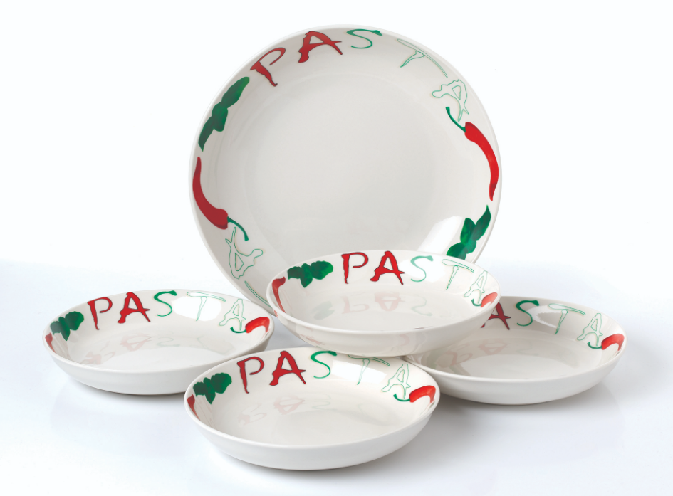 Lorren Home Trends - Familia - 5 PC Pasta Set