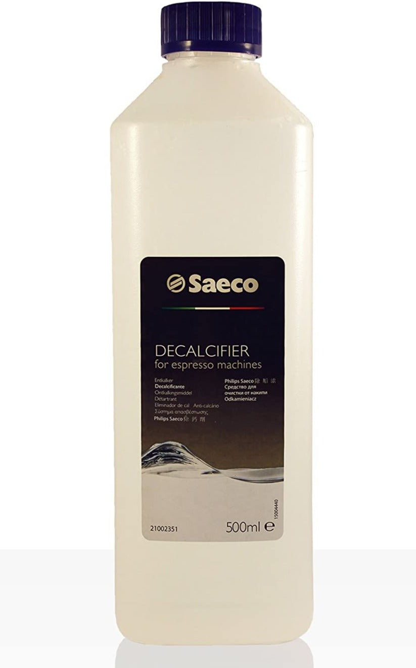 Saeco Liquid Descaler 500ml bottles (Good for 2 uses) – Cerini Coffee &  Gifts