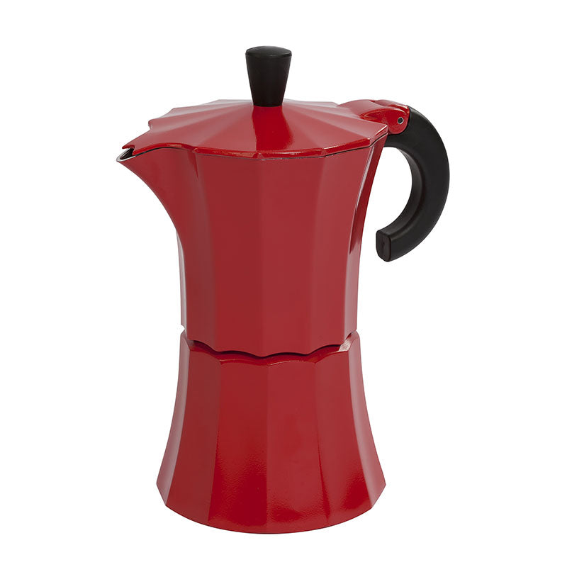 Gnali & Zani - Morosina Coffee pot - Red - 3 Cup – Cerini Coffee & Gifts