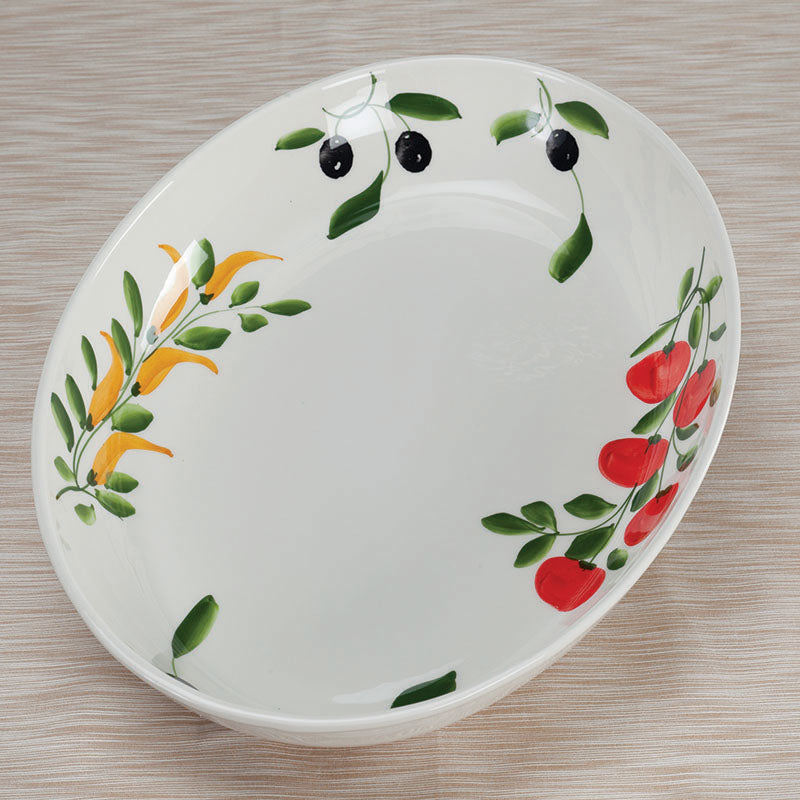 SAPORI DI GIARDINO - 17.75″ OVAL PLATTER - V404