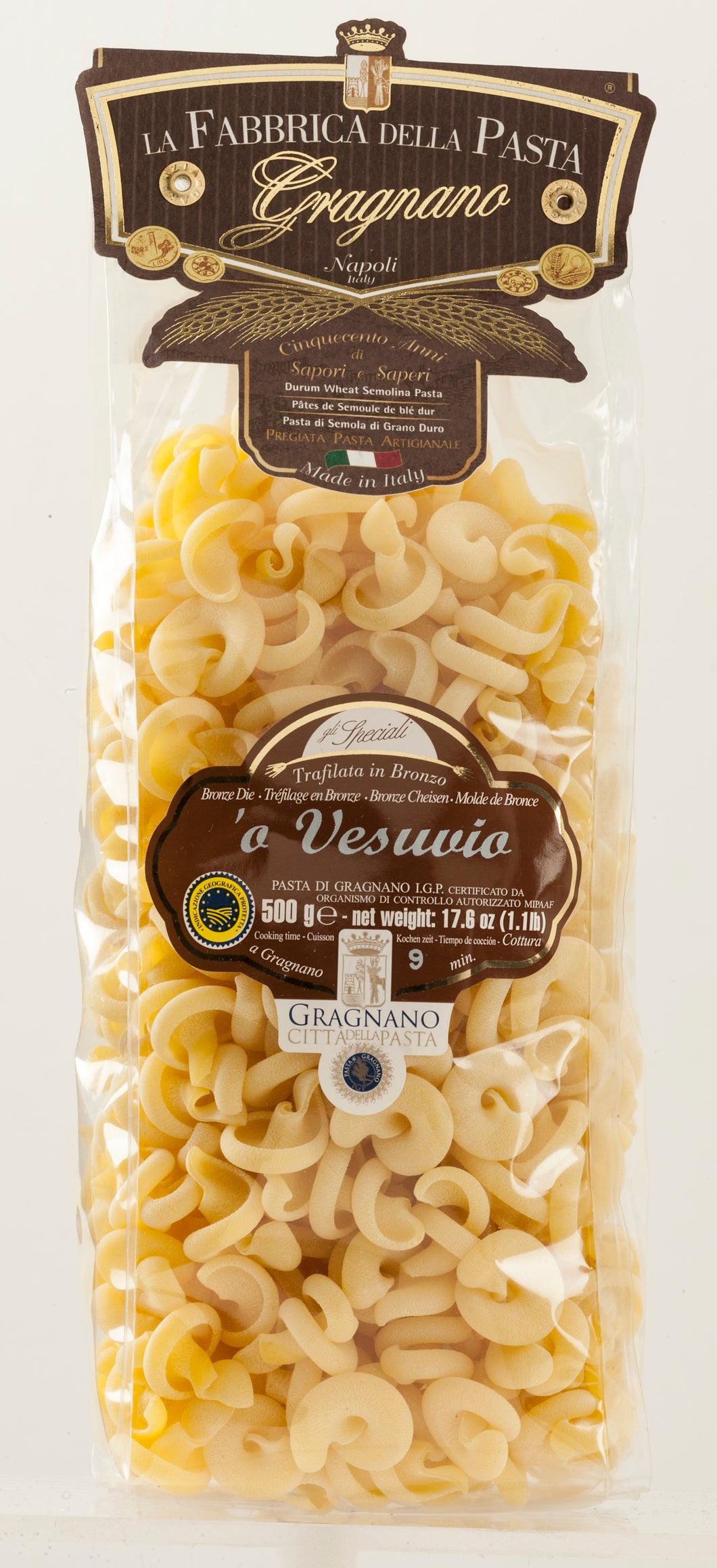 La Fabbrica Della Pasta Di Gragnano - O' Vesuvio - 500g (17.6 oz)