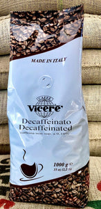 Caffe Vicere Decaf Espresso Whole Beans 2.2lb Bag