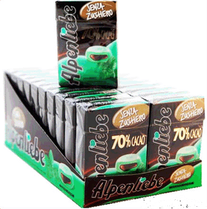 Alpenliebe - 70% Cacao - Gusto Mint - Hard Candy - 1 Pack