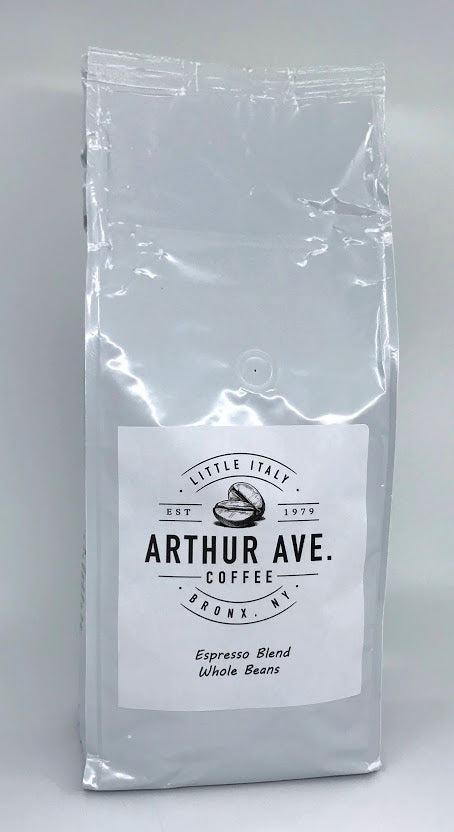 Arthur Avenue - Espresso Coffee Blend - Whole Beans - 2.2 lb Bag (1000g) (BEST BY DATE JULY 2025)