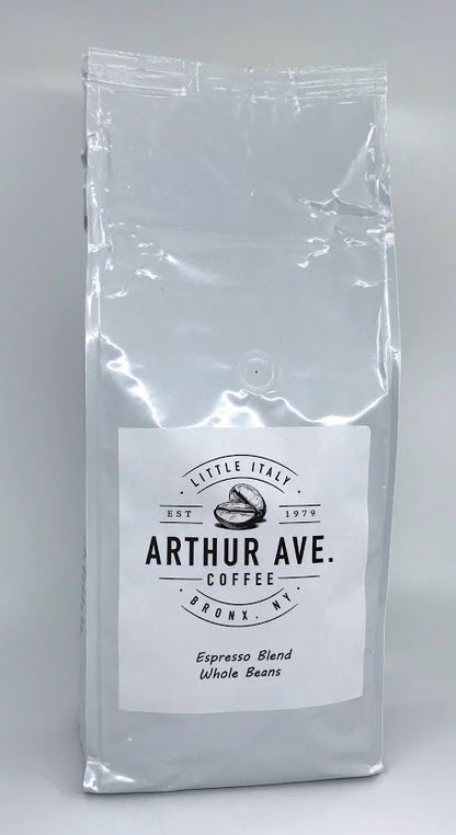 Arthur Avenue - Espresso Coffee Blend - Whole Beans - 2.2 lb Bag (1000g) (BEST BY DATE JULY 2025)