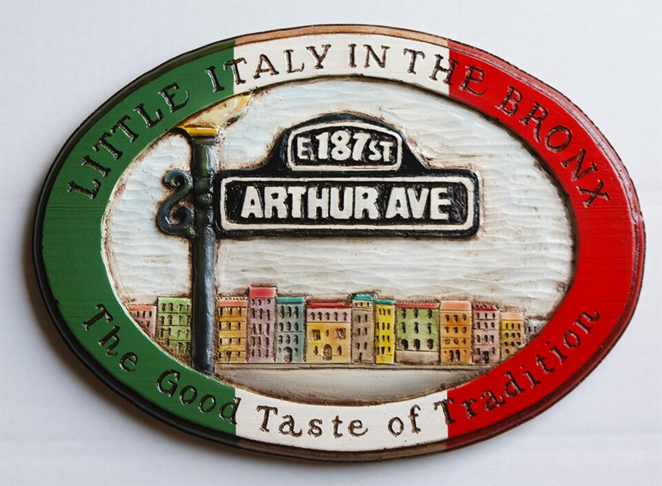 Arthur Avenue Logo Wall Plaque - 13.5w  x 9.75h