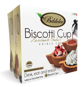 Beldolce Biscotti Cup 2-Pack Bundle [8 Cups]