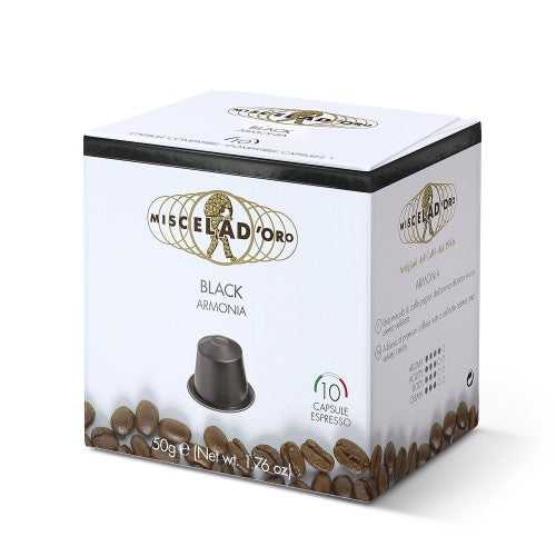 Miscela d'Oro Espresso Cremoso Capsules - 10/Bag - Compatible with Nespresso® Machines