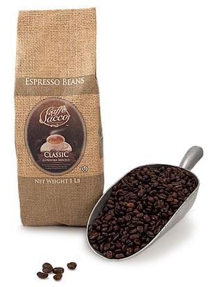 Caffe Sacco - Classic - Espresso Whole Beans - 16 oz (1 LB)