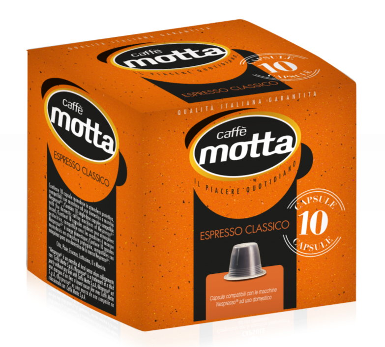 Motta Classico Capsules - 10/Bag - Compatible with Nespresso® Machines